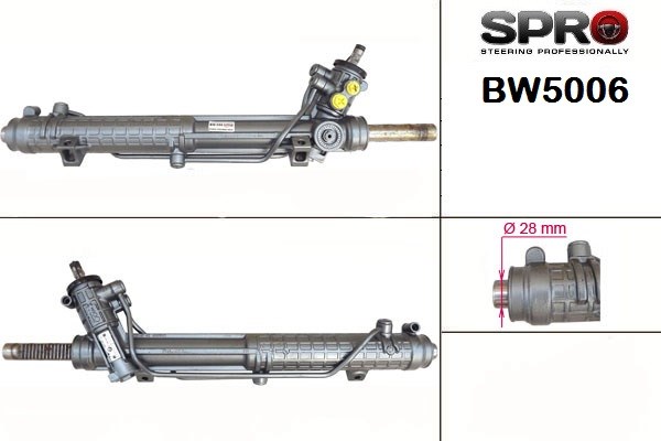 Кермова рейка BW206R MS GROUP