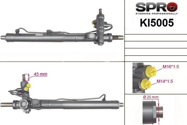 Кермова рейка KI205R MS GROUP