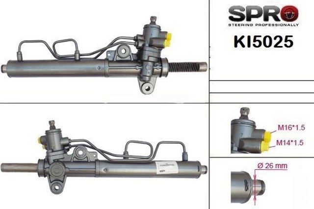 Рейковий рульовий механізм KI225R MS GROUP