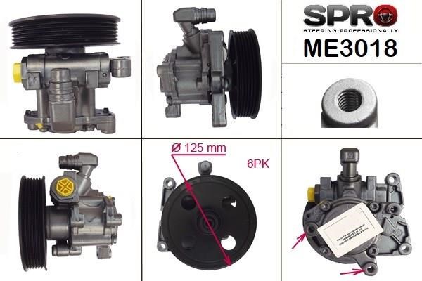 Насос рульового механізму ME018R MS GROUP