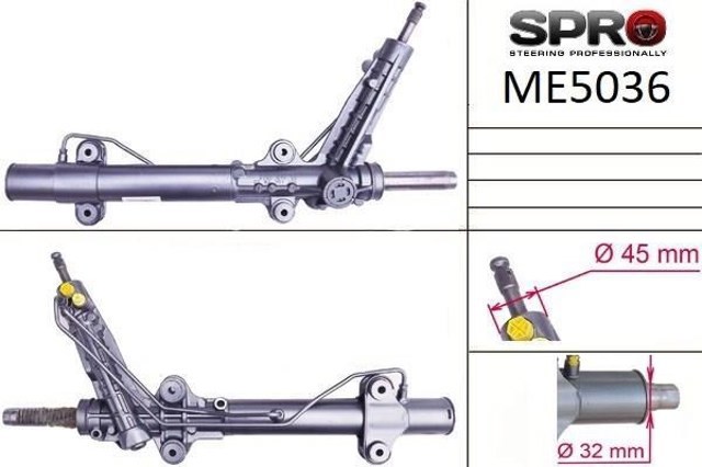 Рейковий рульовий механізм ME236R MS GROUP