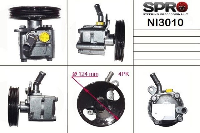 Насос гідропідсилювача NI010R MS GROUP