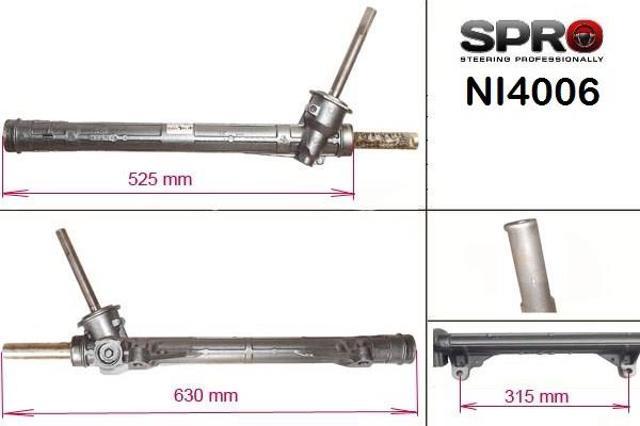 Рейковий рульовий механізм NI106R MS GROUP