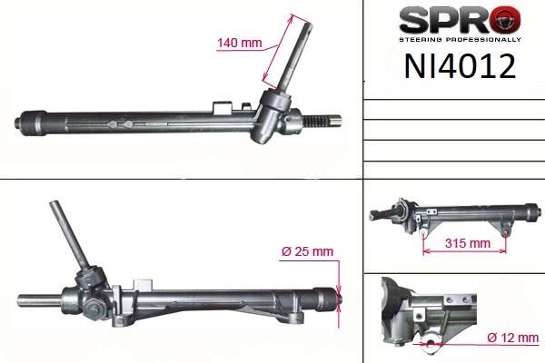 Управління рульове в зборі NI112R MS GROUP