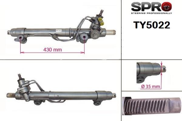 Кермова рейка TY222R MS GROUP