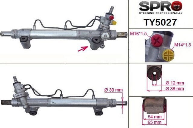 Рейка rebuilding original toyota 4runner 05-09. hilux 05-09. гарантія 1 рік. відновлений оригінал компанією spro steering professionally після повної переборки і діагностики на стенді гпк