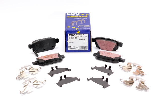 Комплект задніх колодок DPX2120 EBC BRAKES