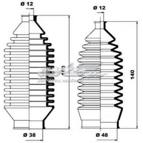 Пильник рульової K150013 MOOG