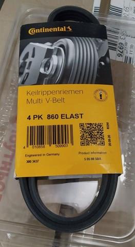 Клиновий ремінь 4PK860 CONTINENTAL