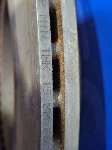 Диск гальмівний задній 26700AL03A SUBARU