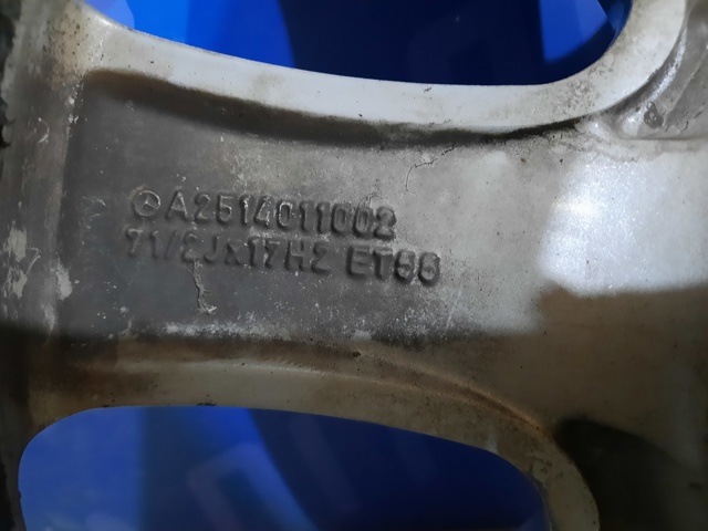 Диски литі (легкосплавні, титанові) A2514011002 MERCEDES