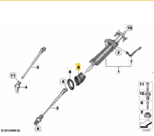 Пильник стійки задньої 32306790365 BMW