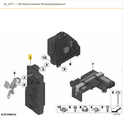 Реле запобіжників 61149315150 BMW