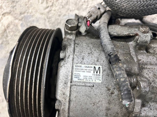 Компресор кондиціонера 926005AA0A NISSAN