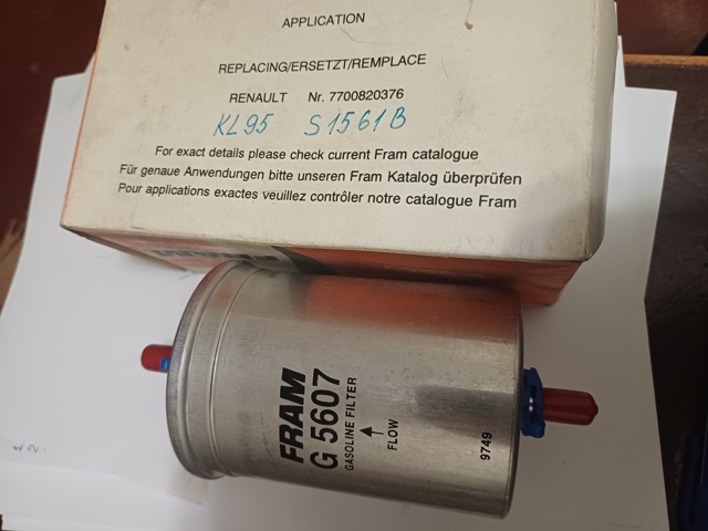 Фільтр тонкого очищення палива G5607 FRAM