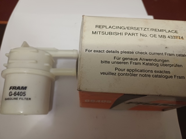 Фільтр палива G6405 FRAM