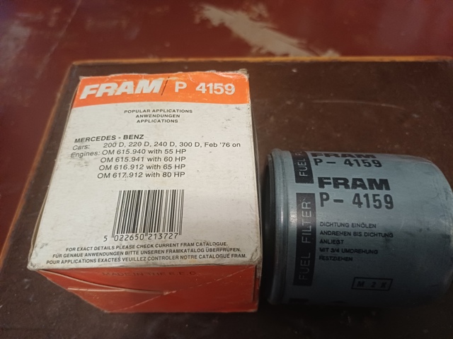 Фільтр палива P4159 FRAM