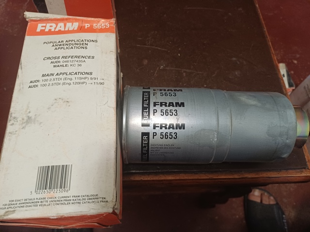 Фільтр тонкого очищення палива P5653 FRAM
