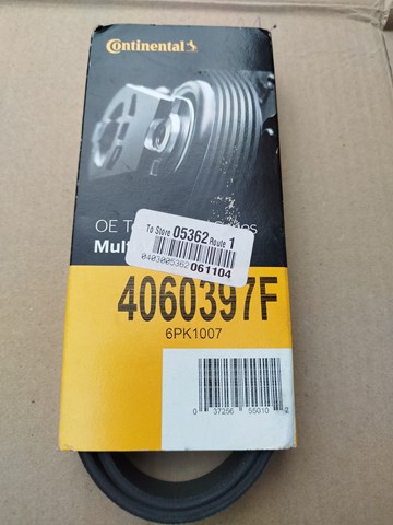 Ремінь кондиціонера 6PK1000 CONTINENTAL