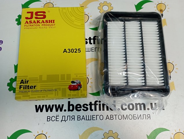 Автомобільний фільтр повітря A3025 JS ASAKASHI