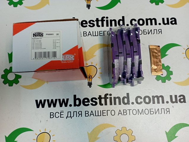 Передні гальмівні колодки PN8865 NIBK