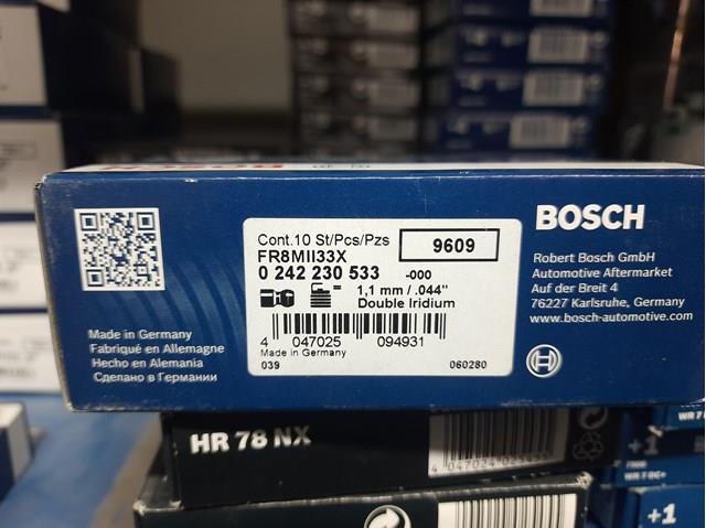 Свічки 0242230533 BOSCH