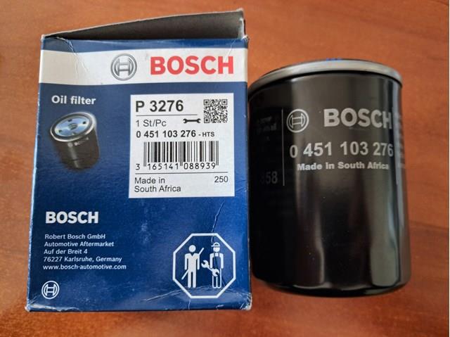 Bosch p3276 h=90mm фільтр масляний suzuki grand vitara, baleno toyota avensis, rav 4 0451103276