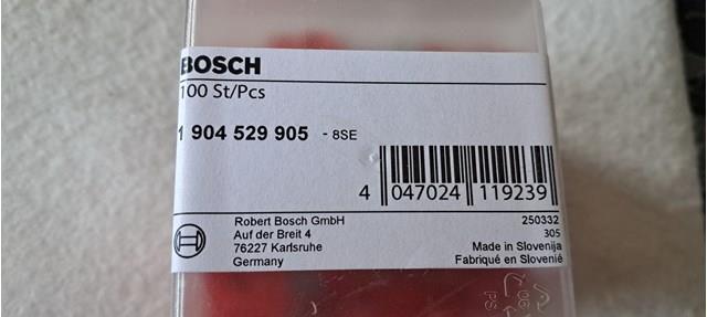 Запобіжники (електричних ланцюгів) 1904529905 BOSCH
