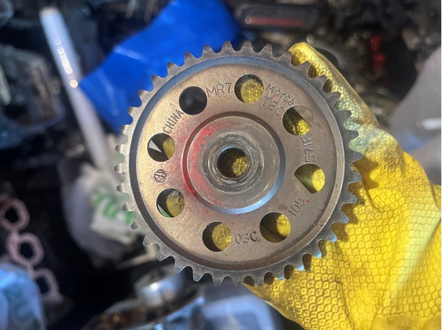 Зірочка приводу распредвала двигуна 03C109571F VAG