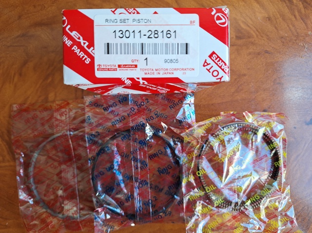Комплект поршневих кілець, STD 130110H040 TOYOTA
