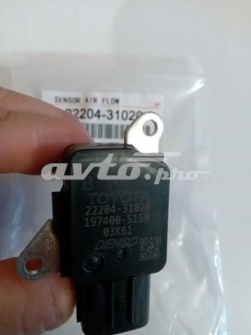 Витратомір повітря 222040H010 TOYOTA