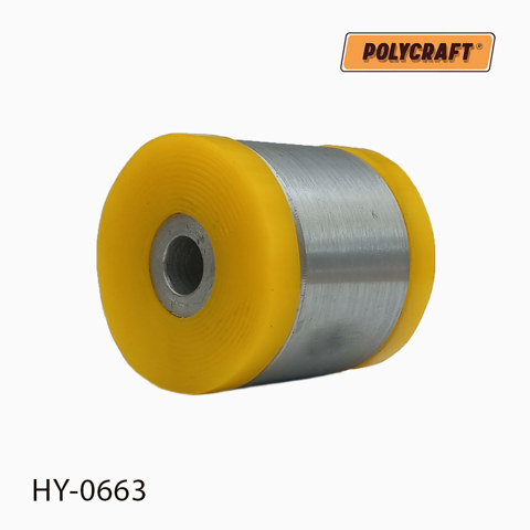 Сайлентблок заднього поздовжнього важеля, передній HY0663 POLYCRAFT