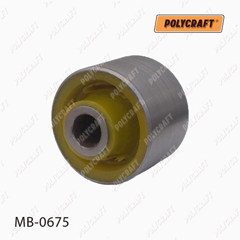 Сайлентблок (подушка) редуктора переднього моста, передній лівий MB0675 POLYCRAFT