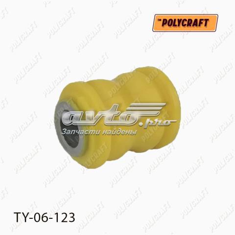 Сайлентблок тяги поперечної, задньої підвіски TY06123 POLYCRAFT