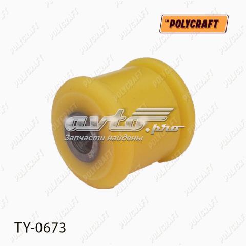 Сайлентблок заднього поздовжнього нижнього важеля TY0673 POLYCRAFT