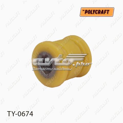 Сайлентблок заднього поперечного важеля TY0674 POLYCRAFT