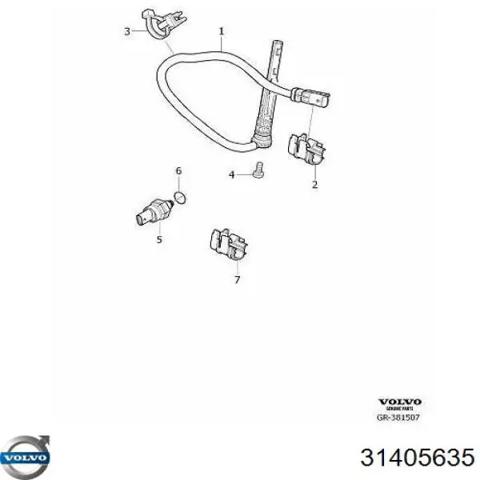 Датчик тиску масла двигуна 31405635 VOLVO
