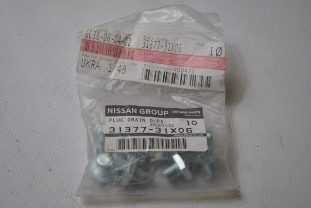 Пробка піддона АКПП 3137731X06 NISSAN