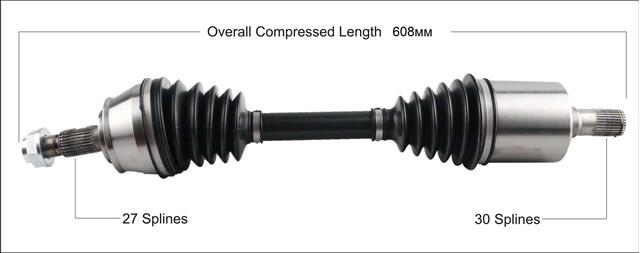 Привід лівий XX68238842AB MARKET (OEM)