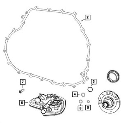 Фільтр коробки автомат 4752814AA CHRYSLER