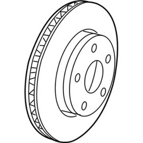 Диск гальмівний задній 4779886AC CHRYSLER