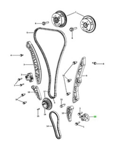 Натягувач ланцюга ГРМ 5047281AA CHRYSLER