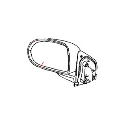Праве бокове дзеркало 5115046AH CHRYSLER