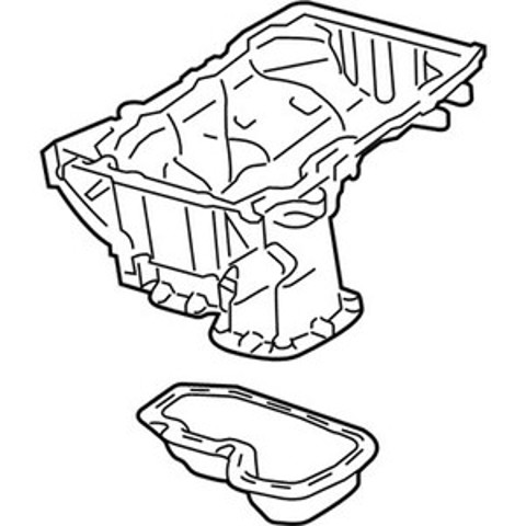 Піддон масляний картера двигуна, нижня частина 5184404AG CHRYSLER