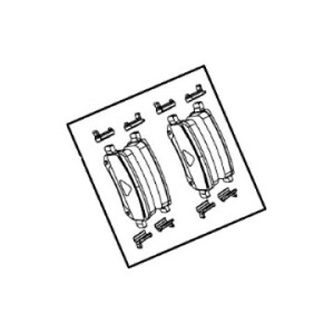 Задні колодки 68192439AB CHRYSLER