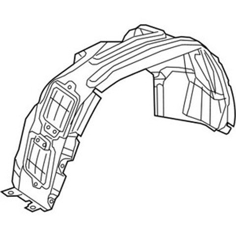 Підкрилки передні праві 68287922AC CHRYSLER