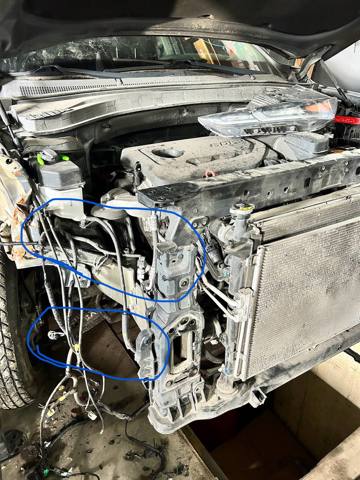 Кронштейн кріплення радіатора 64101S1000 HYUNDAI