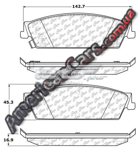 Задні колодки 10211940 CENTRIC PARTS