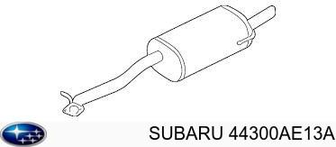 Вихлопна труба 44300AE13A SUBARU