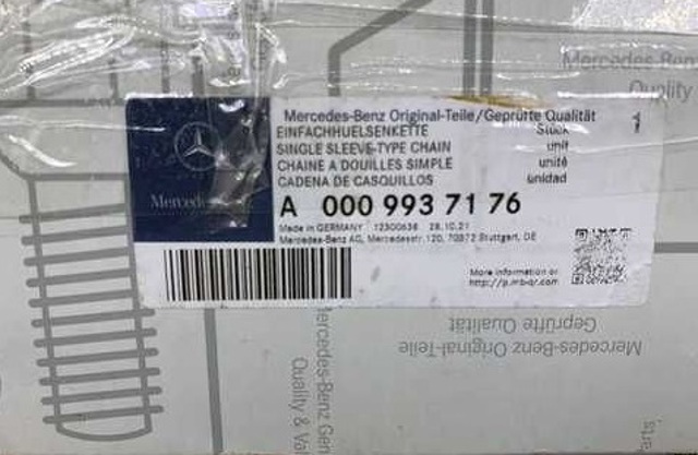 Ланцюг распредвала A0009937176 MERCEDES